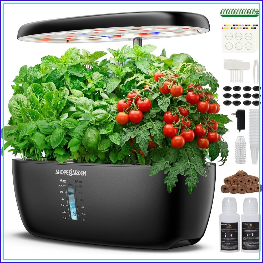 Indoor Garden Kit - Giardino Idroponico a 12 Scomparti con
