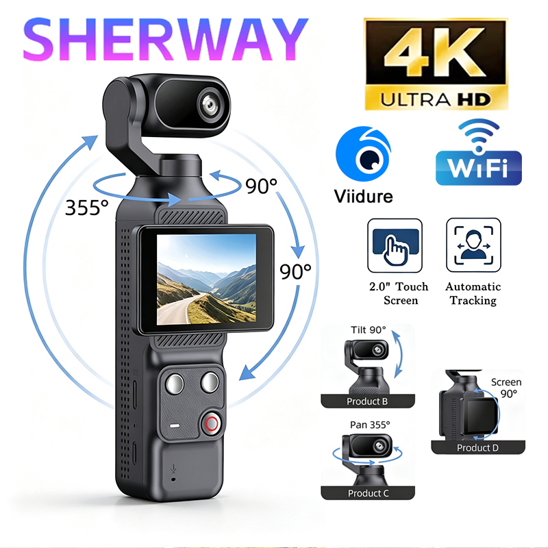 Action Camera con Gimbal 4K/10 - Garden Camera recensione e prezzo