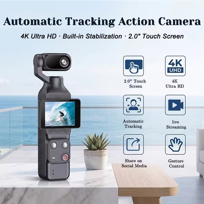 Action Camera con Gimbal 4K/10 - Garden Camera recensione e prezzo