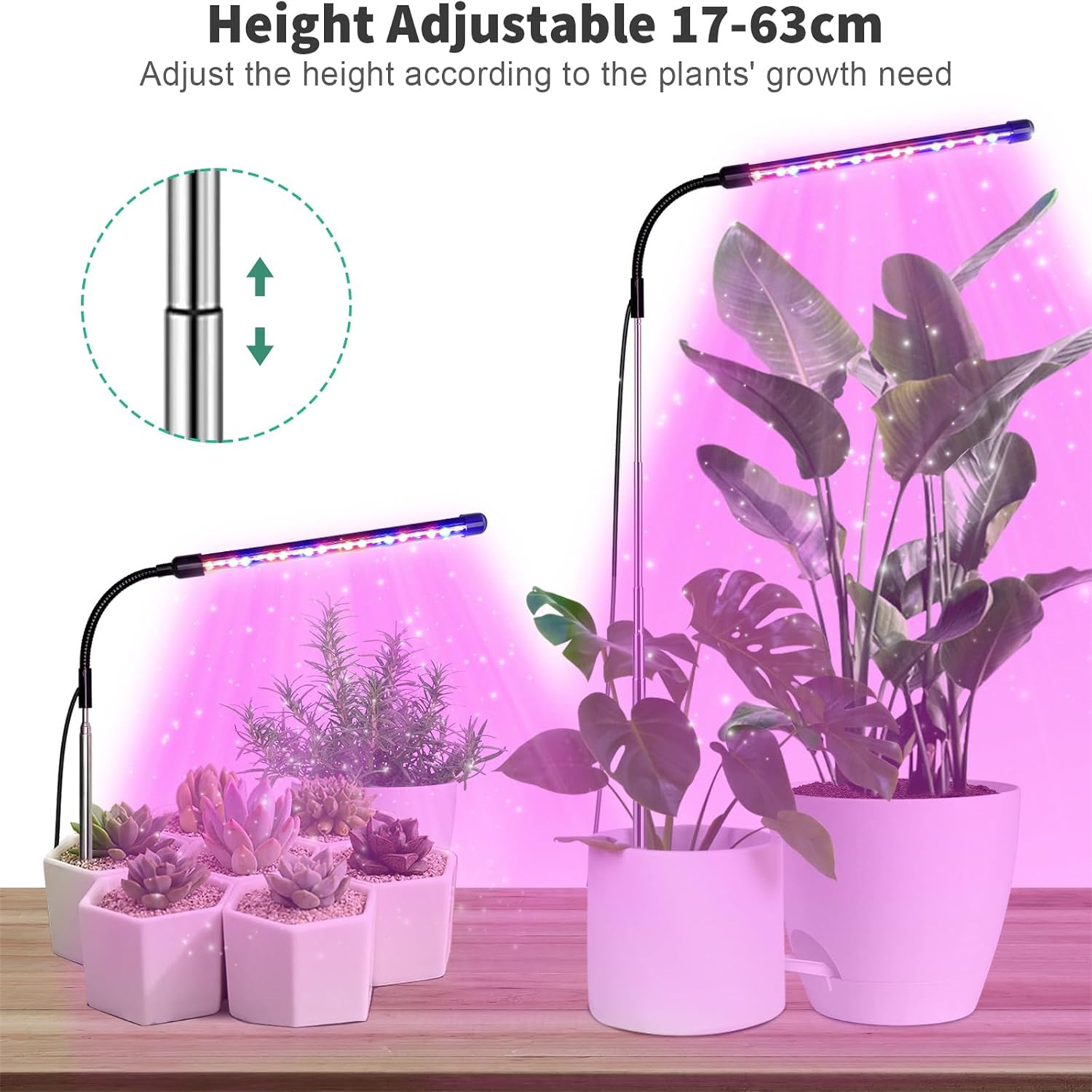 3 colori USB coltiva la lampad - Plant Grow Light Full Spectrum recensione e prezzo